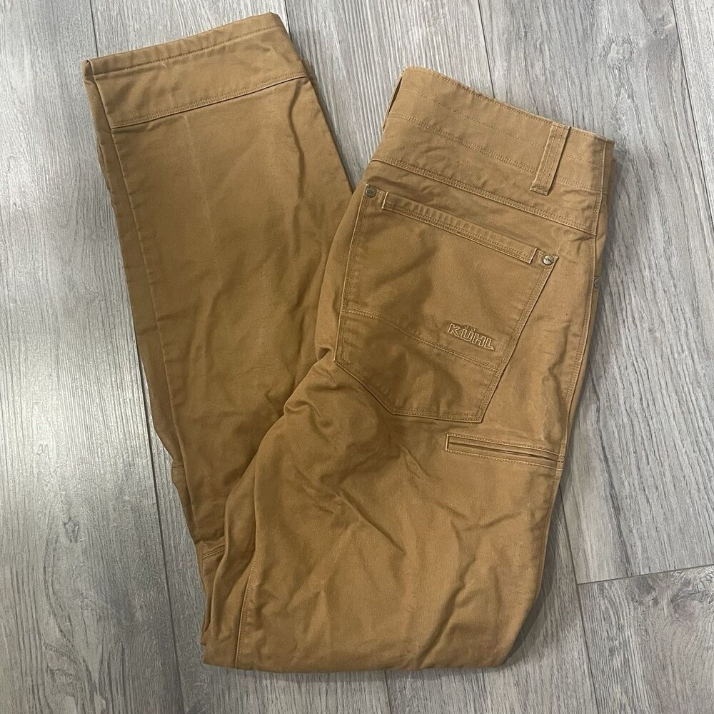 Kuhl Rydr Pants Men's 34x34 Brown Outdoor Workwear Utility Hiking Straight Leg